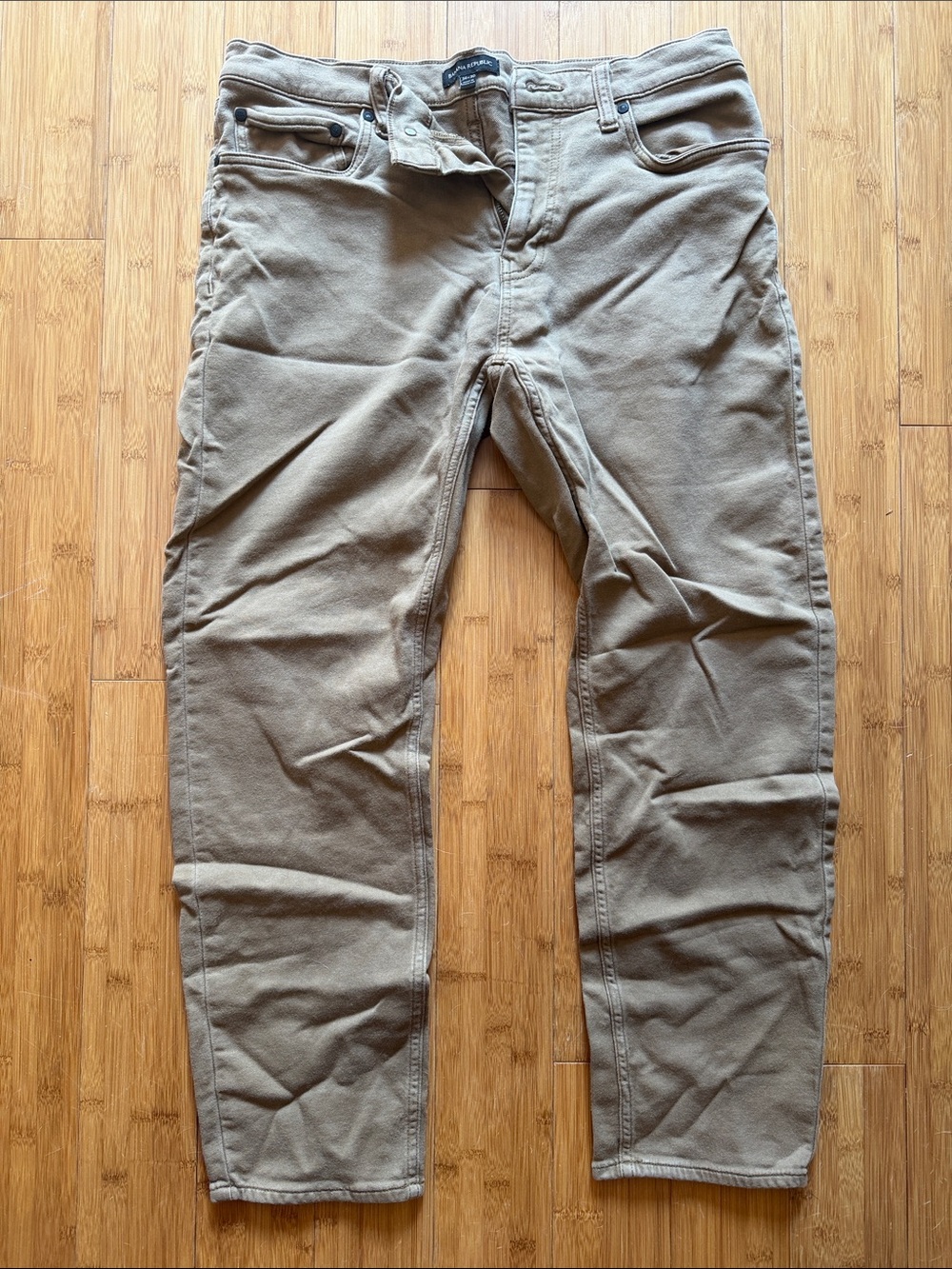 Men's Banana Republic Tan Casual Stretch Pants